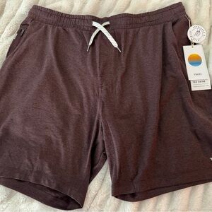 Vuori Men's OxBlood Heather Shorts XXL